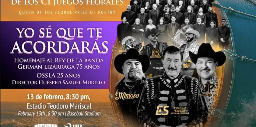 Cartel oficial del Carnaval de Mazatlán 2026